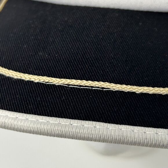 Vintage Bud Light 3 Stripe Trucker Hat Baseball Cap Beer 80s Mesh Snapback White - Picture 7 of 12